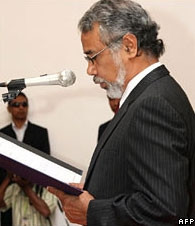 Ông J. A. Gusmao phát biểu
nhậm chức thủ tướng.