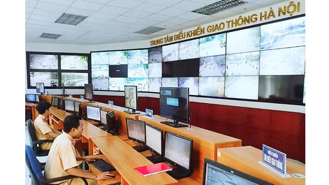 Hà Nội hiện có hơn 200 camera phục vụ công tác xử lý vi phạm giao thông.