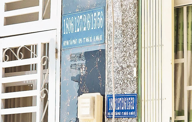 Số nhà trên nhiều tuyến đường rất dài, gây khó khăn trong việc giao dịch của người dân và quản lý nhà nước.