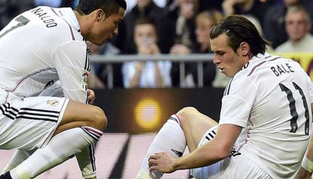 TÌnh huống chấn thương của Gareth Bale. (ảnh: Getty Images)