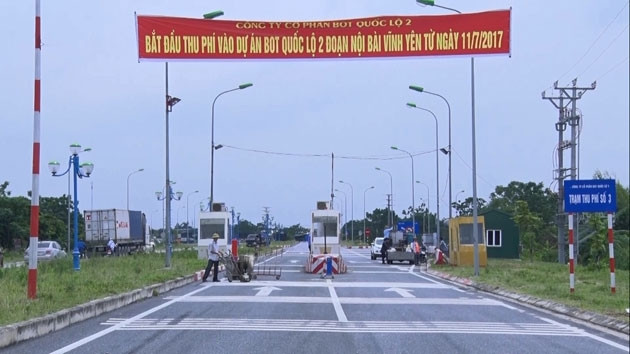 Chuẩn bị thu phí trên đường trục đô thị mới Mê Linh vào Quốc lộ 2