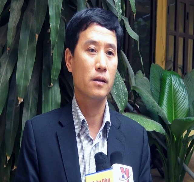 Ông Nguyễn Thanh Huy, Chủ tịch UBND TP Hòa Bình.