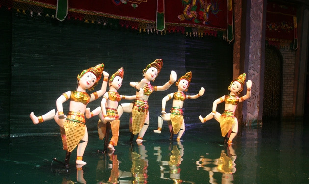 Chương trình của Nhà hát Múa rối Thăng Long. Ảnh: Nhà hát.