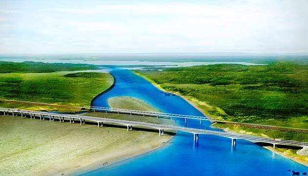 Phối cảnh cầu Kỳ Lam.