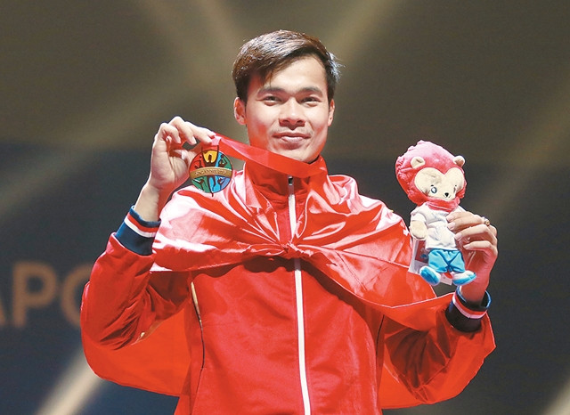 Chiếc HCV SEA Games đầu tiên của Tiến Nhật