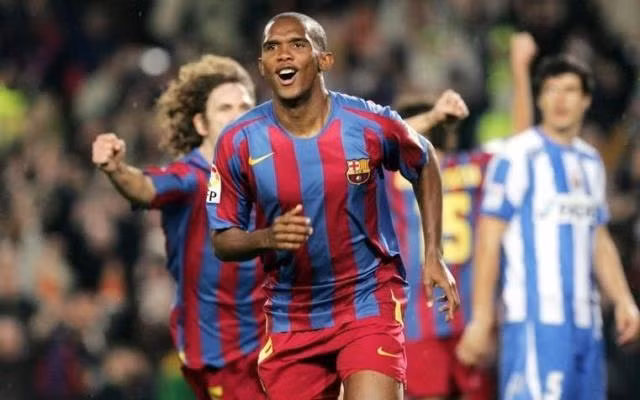 Samuel Eto'o quyết định khép lại sự nghiệp lẫy lừng sau hơn hai thập kỷ thi đấu đỉnh cao. (Ảnh: FC Barcelona)