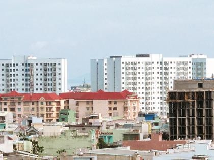 Công trình nhà ở xã hội tại phường Nại Hiên Ðông (Ðà Nẵng) chuẩn bị đưa vào sử dụng.