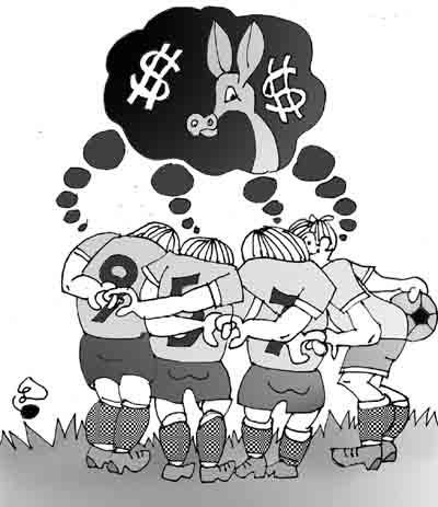 Trái bóng đang lăn về đâu?