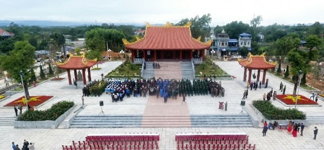 Khu di tích TNXP Đại đội 915 được đầu tư tôn tạo khang trang.