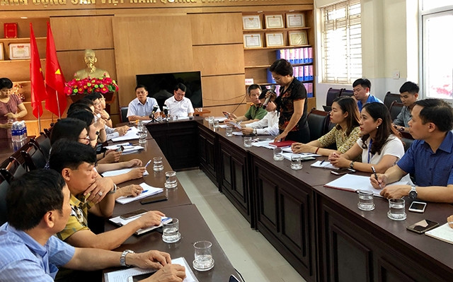 Quang cảnh cuộc họp xử lý vụ việc chiều 16-5.