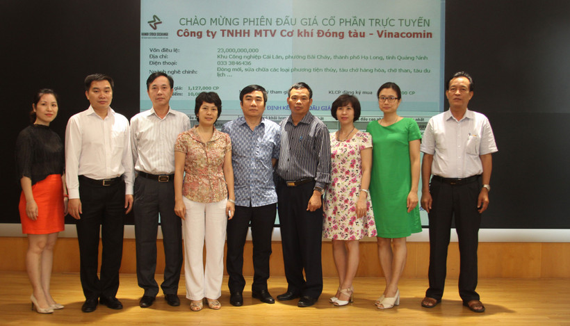 Bán hết 100% cổ phần Cơ khí Đóng tàu –Vinacomin với giá cao gấp 2,3 lần giá khởi điểm