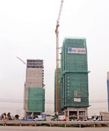 Dự án Petro land, một trong những dự án cư dân bất bình vì chủ đầu tư chậm giao nhà.