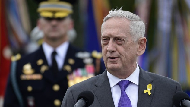 Bộ trưởng Quốc phòng Mỹ Jim Mattis. (Ảnh: AP)