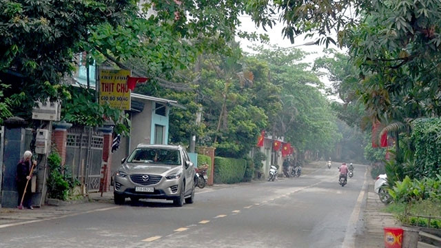 Khu vực tổ 7, phường Tân Hà, TP Tuyên Quang, nơi gia đình hai cháu bé cư trú.