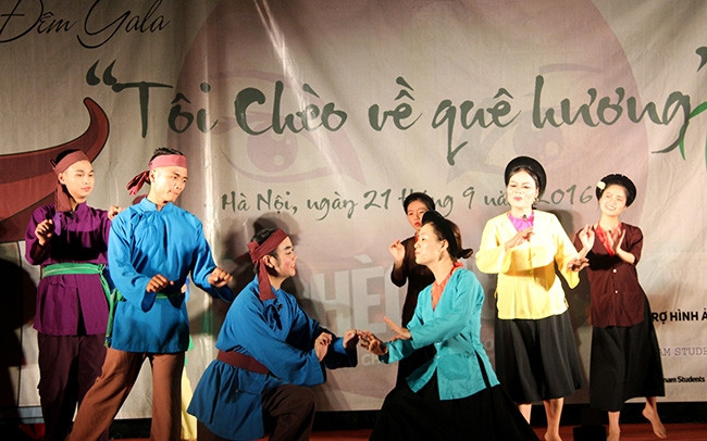 Một tiết mục biểu diễn của Dự án Chèo 48h.