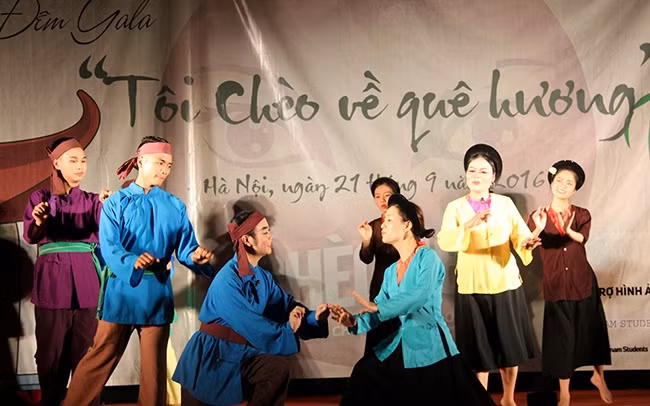 Một tiết mục biểu diễn của Dự án Chèo 48h.