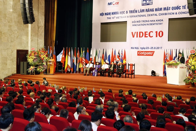 Lễ khai mạc Hội nghị khoa học và triển lãm răng hàm mặt quốc tế lần thứ 10.