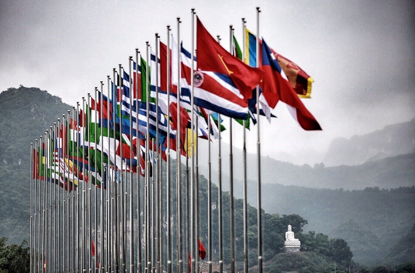 Đại lễ Vesak 2019 có hơn 1.600 đại biểu quốc tế đến từ 112 quốc gia và vùng lãnh thổ tham dự. (Ảnh: TTXVN)