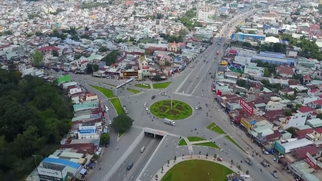 Khu vực ngã tư Tam Hiệp.