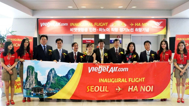 VietJet Air mở đường bay Hà Nội - Seoul 
