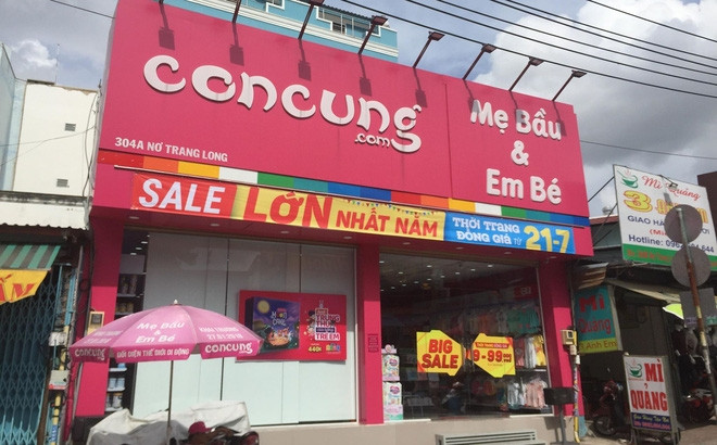 Một cửa hàng trong hệ thống Công ty Con Cưng (ảnh internet).