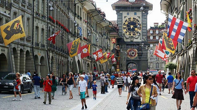 Zytglogge là biểu tượng của Thủ đô Bern. Ảnh: TUMBLR