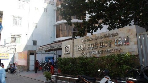 Một góc trường ĐH Duy Tân.