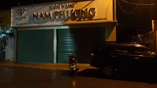 Tiệm vàng Nam Phương nơi xảy ra vụ việc.
