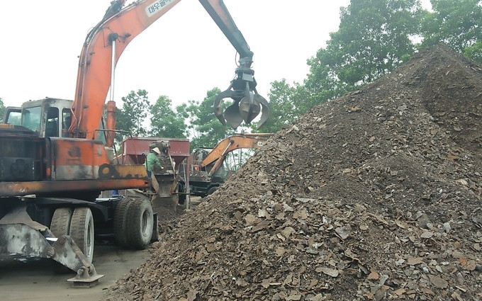 Công ty CP Công nghiệp Bắc Thái tái chế gang xỉ có nguồn gốc từ Formosa Hà Tĩnh. 