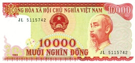 Phát hành 100 triệu tờ 10.000 đồng mới nhân dịp Tết