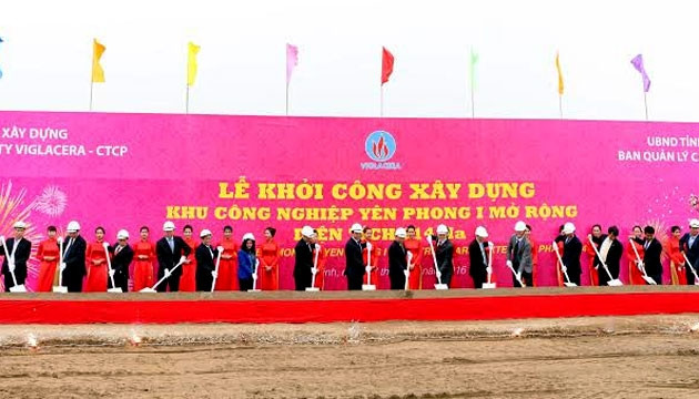 Khởi công xây dựng KCN Yên Phong I mở rộng