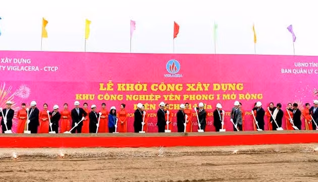 Khởi công xây dựng KCN Yên Phong I mở rộng