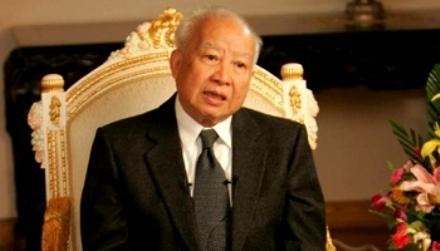 Cựu Vương Campuchia Norodom Sihanouk đã qua đời ở tuổi 90 (ảnh: Xinhua)
