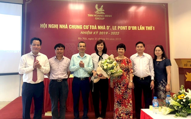 Ban Quản trị tòa nhà D’. Le Pont D’or nhiệm kỳ 2019 - 2022.