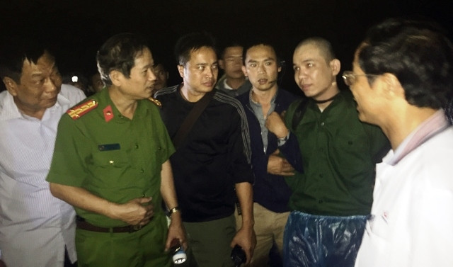 Các lực lượng chức năng Công an tỉnh Sơn La vây bắt thành công đối tượng Nguyễn Văn Tình.