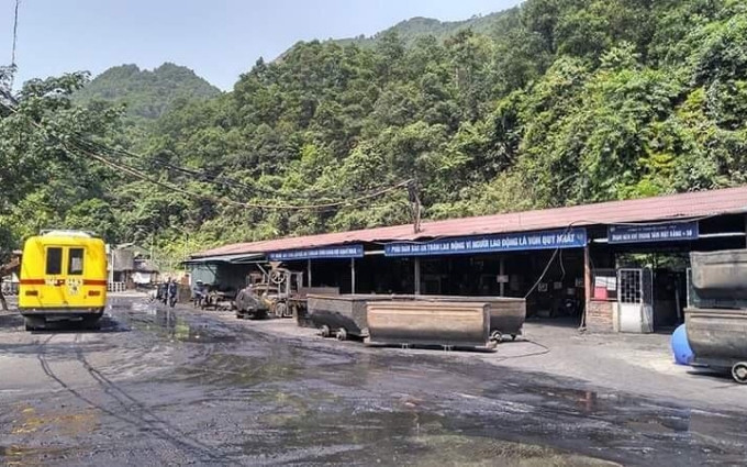 Hiện trường vụ tai nạn.