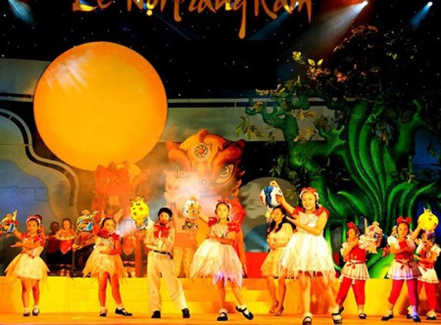 Một tiết mục trong chương trình Đêm hội Trăng rằm.