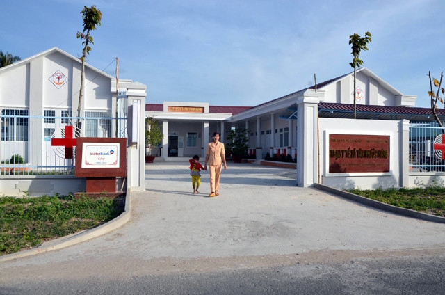 Trạm y tế xã Tân Phước Hưng (huyện Phụng Hiệp, Hậu Giang) được xây dựng khang trang.