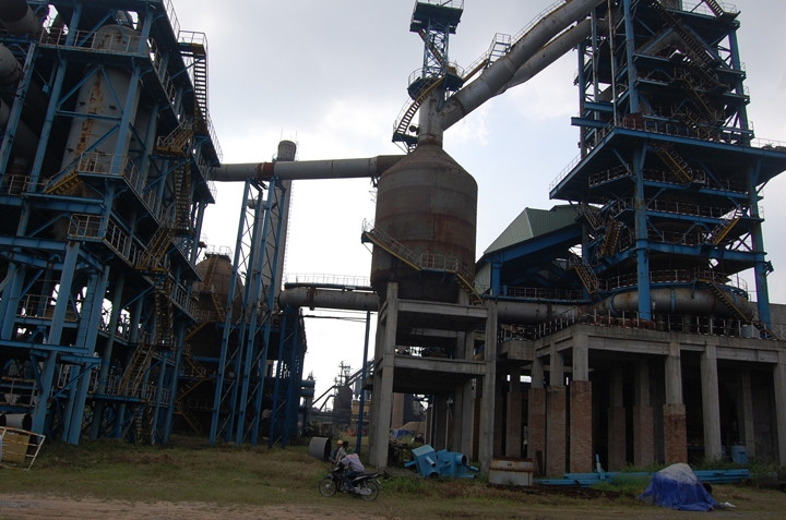 Nhà máy Gang thép Thái Nguyên (giai đoạn 2) bị thua lỗ kéo dài, không hoạt động nhiều năm nay.