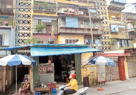 Một khu nhà tập thể cũ khu Thanh Xuân Bắc (quận Thanh Xuân).