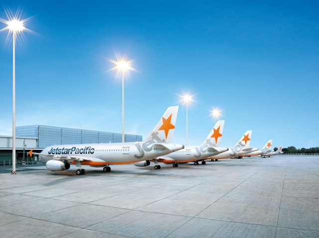Đội bay Airbus A320 mới của Jetstar Pacific.