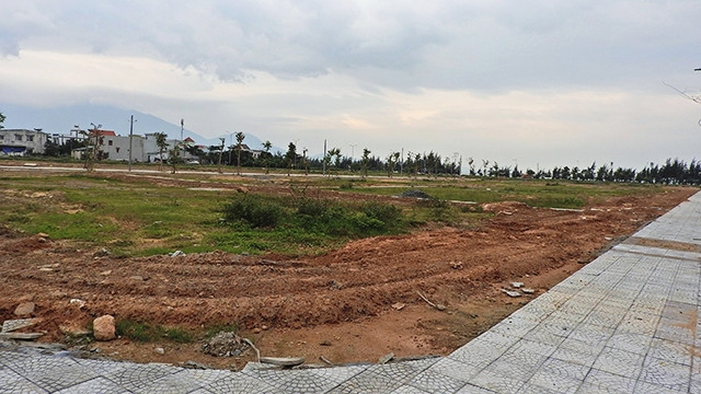 Dự án biệt thự ven biển Nguyễn Tất Thành chưa có nhà ở dù hạ tầng hoàn thiện từ lâu.