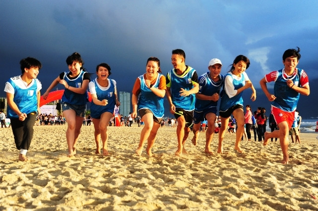 Sự kiện Cocobay - BFR 2016 kêu gọi người dân nâng cao ý thức bảo vệ môi trường biển.