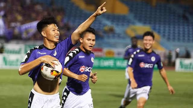 CLB Hà Nội gặt hái thành công nhờ đầu tư lứa trẻ tốt. Ảnh: LÊ MINH