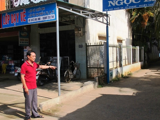 Vị trí lô đất hiện nay tại thị trấn Ea Kar mà UBND huyện Ea Kar đã thu hồi trái pháp luật của gia đình bà Xà Thị Mai.