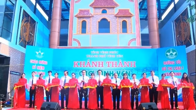 Khánh thành chợ hiện đại nhất tỉnh Vĩnh Phúc