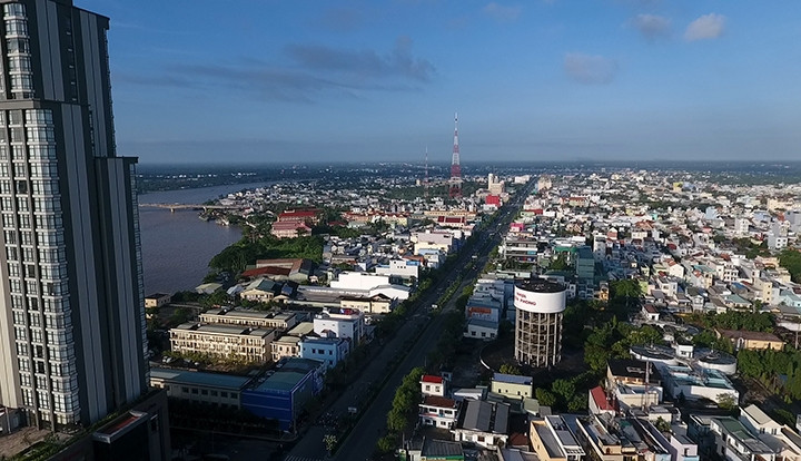 Một góc trung tâm TP Cần Thơ.