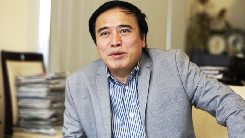 Ông Hoàng Mạnh Hùng, Giám đốc Trung tâm Nghiên cứu khoa học và Đào tạo chứng khoán trực thuộc Ủy ban Chứng khoán Nhà nước. (Ảnh: KHÁNH GIANG)