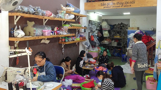 Xưởng sản xuất của Kym Việt.