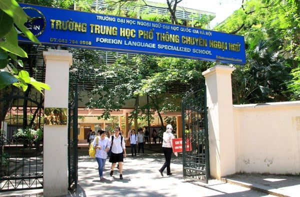 Công bố điểm chuẩn lớp 10 chuyên Trường THPT Chuyên Ngoại ngữ 